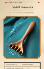 Wooden Scalp Massage Claw Comb