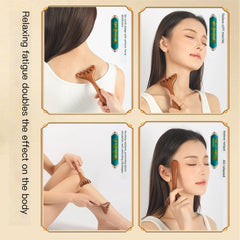 Wooden Scalp Massage Claw Comb