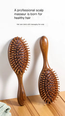 Wooden Scalp Massage Brush for Healthy Hair