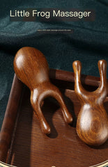 Little Frog Wooden Massager – Natural Relaxation Tool