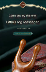 Little Frog Wooden Massager – Natural Relaxation Tool