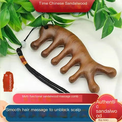 Meridian Massage Comb – Portable Wooden Acupressure Tool