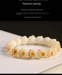 Charcoal Burnt Bodhi Bracelet – Cat Claw Style Spiritual Jewelry