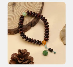 Purple Sandalwood Hand String – Elegance and Good Luck in Every Bead