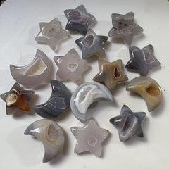 Natural Agate Star-Shaped Crystal – Elegance and Positive Energy