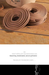 Sandalwood Incense Coils – Natural Aroma for Refreshing Mind and Relieving