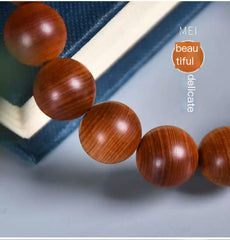 Premium High-Density Oiled Luster Wooden Bead Bracelet