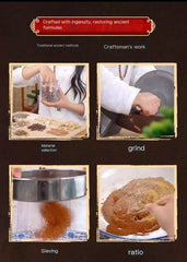 “Red Fire” Incense Bead Bracelet – Traditional Chinese Wellness Jewelry