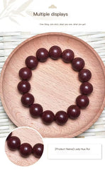 “Red Fire” Incense Bead Bracelet – Traditional Chinese Wellness Jewelry