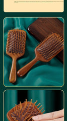 Solid Wood Handle Air Cushion Comb
