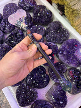 Rose Quartz Heart Crystal Broom Wand | Magical Bohemian Style