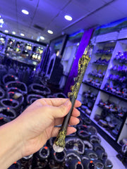 Crystal Broom Wand with Dragon Head & Chakra Gemstones | Magical Bohemian Style