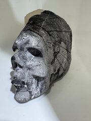 Calcite Helmet Sculpture – Unique Natural Crystal Art Decor