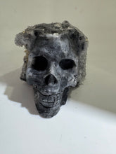 Natural Calcite Crystal Skull Sculpture Stone Art Decor