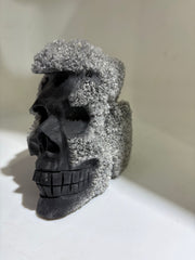 Natural Calcite Crystal Skull Sculpture