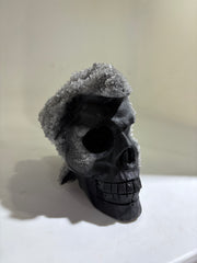 Natural Calcite Crystal Skull Sculpture