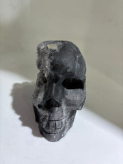 Calcite Skull Sculpture – Natural Stone Crystal Decor