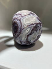 Mystic Vein Energy Gem Fluorite Skull – Hand-Carved Crystal Skull with Natural Swirl Patterns