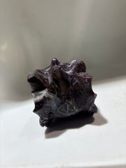 Sphalerite Dragon Head – Unique Purple Crystal Skull, Fantasy Mineral Sculpture