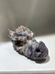 Celestial Sphalerite Dragon Head – Star Map Crystal Sculpture, Constellation-Inspired Fantasy Decor
