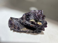 Natural Sphalerite Dragon Head – Constellation Pattern Crystal, Unique Celestial Mineral Sculpture