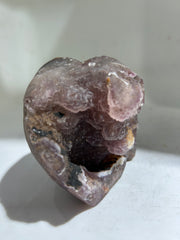 Natural Raw Fluorite Skull | Hand-Carved Crystal Art Sculpture | Unique Gothic Mineral Decor