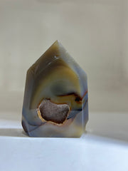 Agate Crystal Broom Ornament | Unique Druzy Tower Decoration