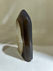 Agate Crystal Tower | Natural Druzy Geode Sculpture | Unique Modern Décor