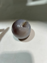Agate Sphere – Unique Natural Crystal Decor with Raw Geode Accents