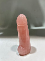 Pink Crystal Phallic Sculpture – Unique Crystal Art for Bold Décor Empowerment Gifts