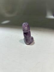 Purple Agate Phallic Figurine