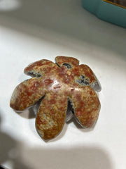 Agate Lotus Flower with Druzy Center – Unique Crystal Sculpture for Zen Home Décor