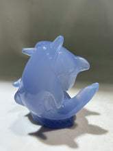 Blue Agate Dolphin Figurine