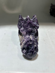 Constellation Sphalerite Dragon Head – Tarot Reader’s Curiosity Crystal, Hand-Carved for Mystical Insight