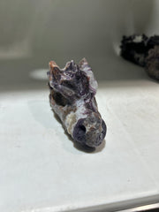 Galactic Curiosity Sphalerite Dragon Head – Hand-Carved Crystal, Constellation-Inspired Energy for Tarot & Intuition