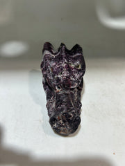 Curiosity Constellation Sphalerite Dragon Head – Hand-Carved Crystal Sculpture for Intuition & Cosmic Exploration