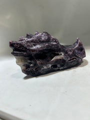Curious Constellation Sphalerite Dragon Head – Hand-Carved Crystal Sculpture for Intuition & Cosmic Curiosity