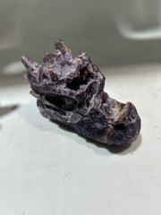 Curious Constellation Sphalerite Dragon Head – Hand-Carved Crystal Sculpture for Intuitive Exploration & Cosmic Curiosity