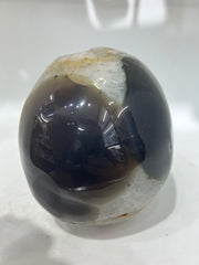 Mystery Constellation Agate Skull – Crystal Sculpture for Intuitive Tarot & Cosmic Exploration