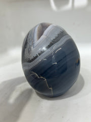 Mystery Mix Constellation Agate Skull – Hand-Carved Crystal for Tarot Insight & Cosmic Energy