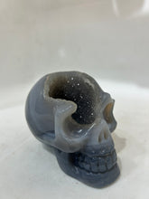 Mystery Mix Constellation Druzy Agate Skull – Cosmic Crystal for Tarot, Intuition & Spiritual Power