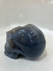 Mystery Mix Constellation Druzy Agate Skull – Cosmic Crystal for Tarot, Intuition & Spiritual Power