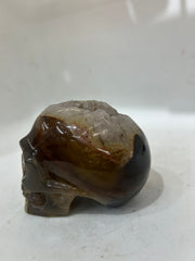 Mystery Mix Constellation Druzy Agate Skull – Cosmic Crystal for Tarot, Intuition & Spiritual Insight