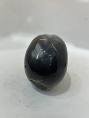 Mystery Mix Constellation Agate Skull with Natural Geode – Cosmic Crystal for Tarot & Intuition