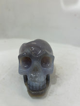 Mystery Mix Constellation Agate Skull – Hand-Carved Celestial Crystal for Tarot, Intuition & Cosmic Energy