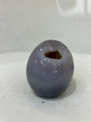 Mystery Mix Constellation Agate Skull – Hand-Carved Celestial Crystal for Tarot, Intuition & Cosmic Energy