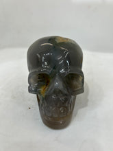 Mystery Mix Constellation Agate Skull – Hand-Carved Celestial Crystal for Tarot & Intuitive Energy