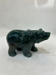 Handcrafted Agate Bear Sculpture