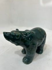 Handcrafted Agate Bear Sculpture