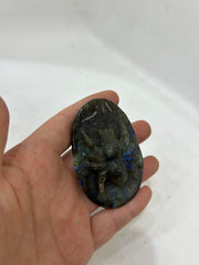 Unique Spectrolite Spider Sculpture